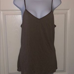 NWT light brown Express tank top